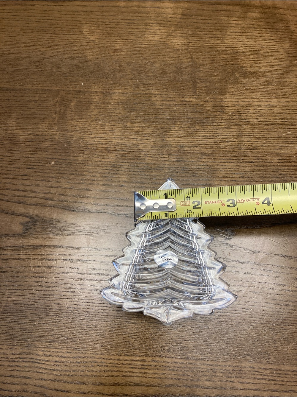 Gorham Full Lead Crystal Tree Trinket Box - Picture 8 of 8
